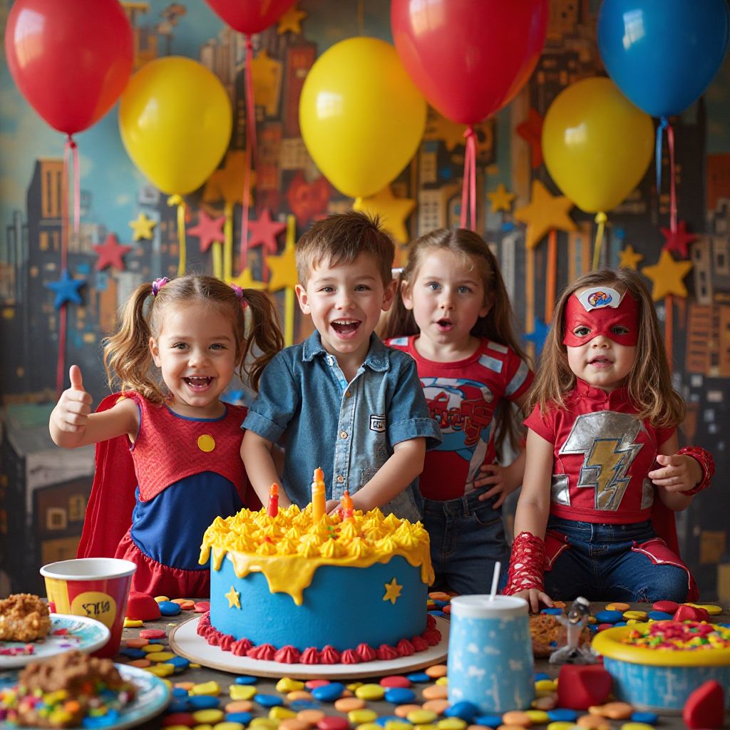 Superhero Theme Party